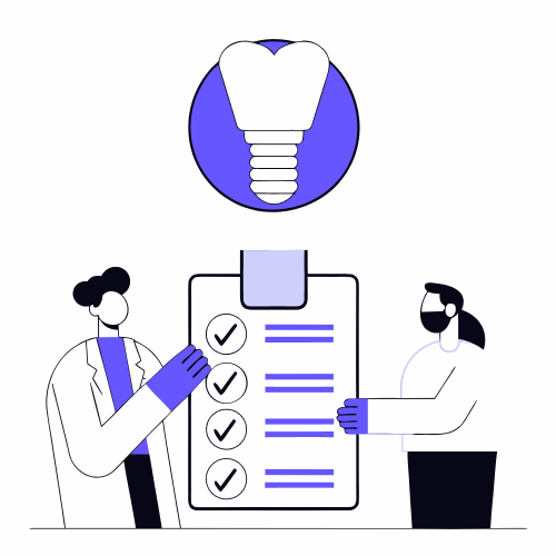 What tests must a dental implant pass before it reaches the market?